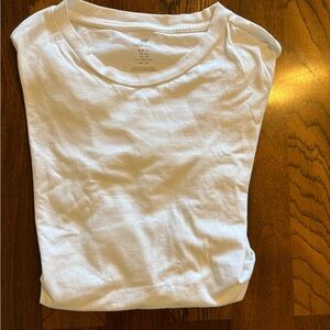 H&M Men's White Short Sleeve Tee